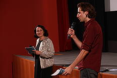Alexandra Valent, Christoph Rainer (Moderation)