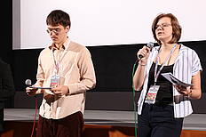 Tilo Schott und Eva Bauer, Jr. Festivalleitung